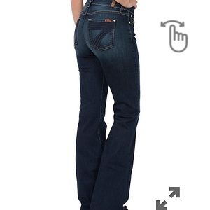 7 For All Man Kind DoJo Dark Wash Jeans
